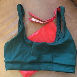 NWT Left on Friday Double Scoop swim top